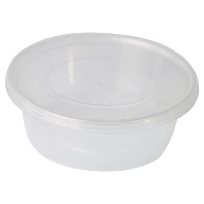 Barquette plastique avec couvercle 250ML